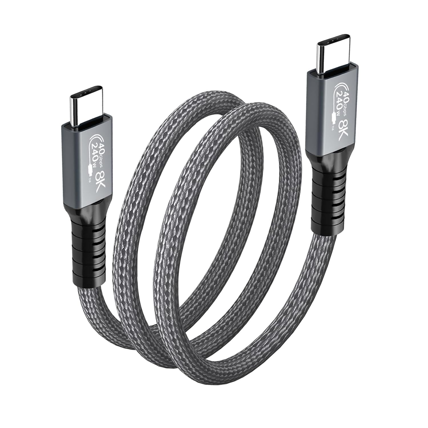 240W USB 4.0 Cable Supporting 8K/6K@60Hz HD Display, Blazing-Fast 40Gbps Data Transfer Thunderbolt 4/SSD and Charging USB C To USB C Cable for IPhone 15/Galaxy S23/iPad/Macbook/Laptop (0.5m) 240W USB 4.0 Cable Supporting 8K/6K@60Hz HD Display, Blazing-Fast 40Gbps Data Transfer Thunderbolt 4/SSD and Charging USB C To USB C Cable for IPhone 15/Galaxy S23/iPad/Macbook/Laptop (0.5m)