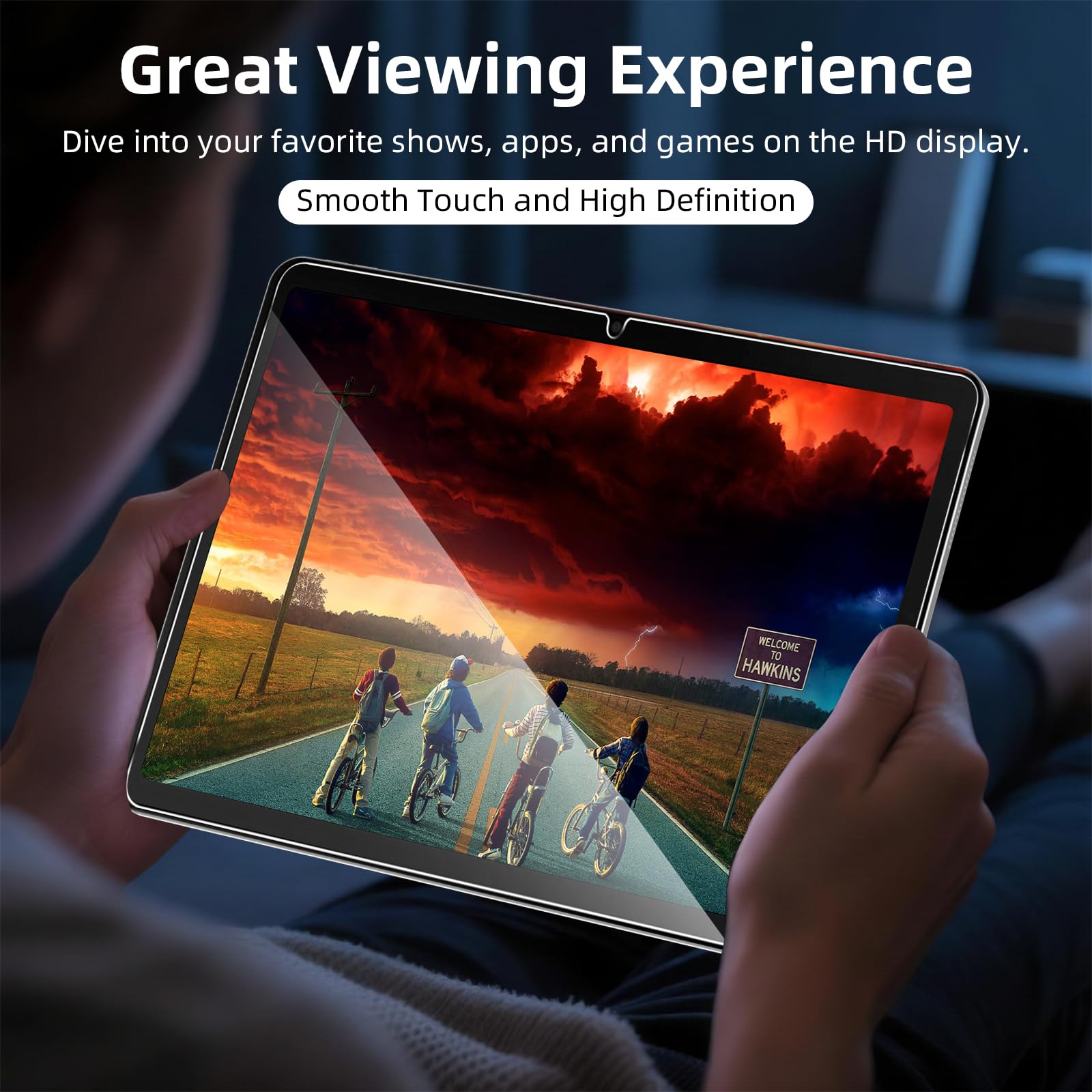 Coiwxmoi Szkło hartowane [2 sztuki] do Lenovo Idea Tab Pro/Yoga Tab Plus 2025 / Tab P12 2023 (12,7"), folia ochronna na ekran, 9 godzin jasności HD, odporna na zarysowania