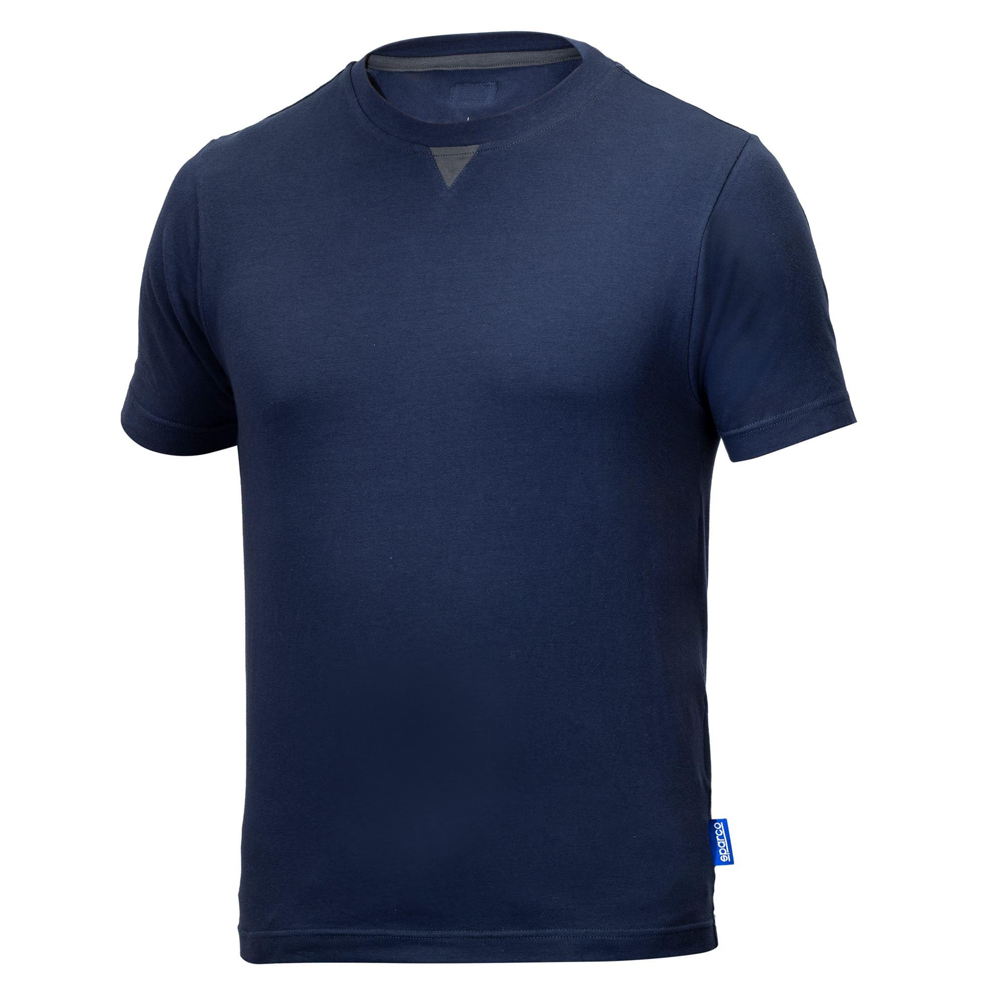 Sparco Grit T-Shirt - Navy Blue, L, Blue