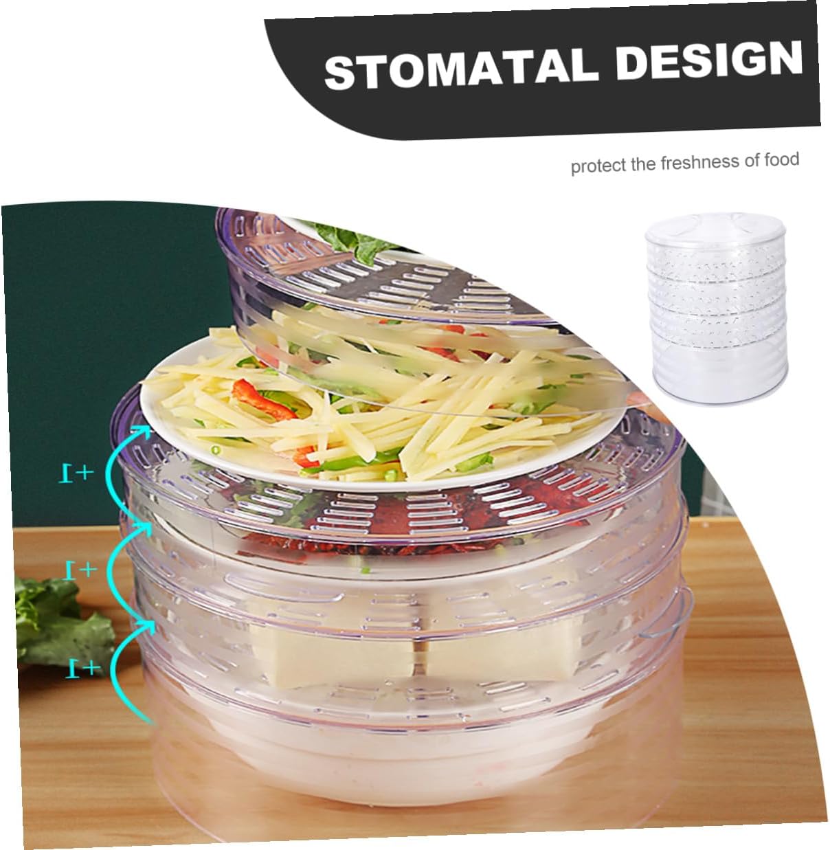 SUPVOX Food Cover Set 5pcs Multi-layer Folding Food Covers with Dustproof and Insulation for Kitchen and Dining Table