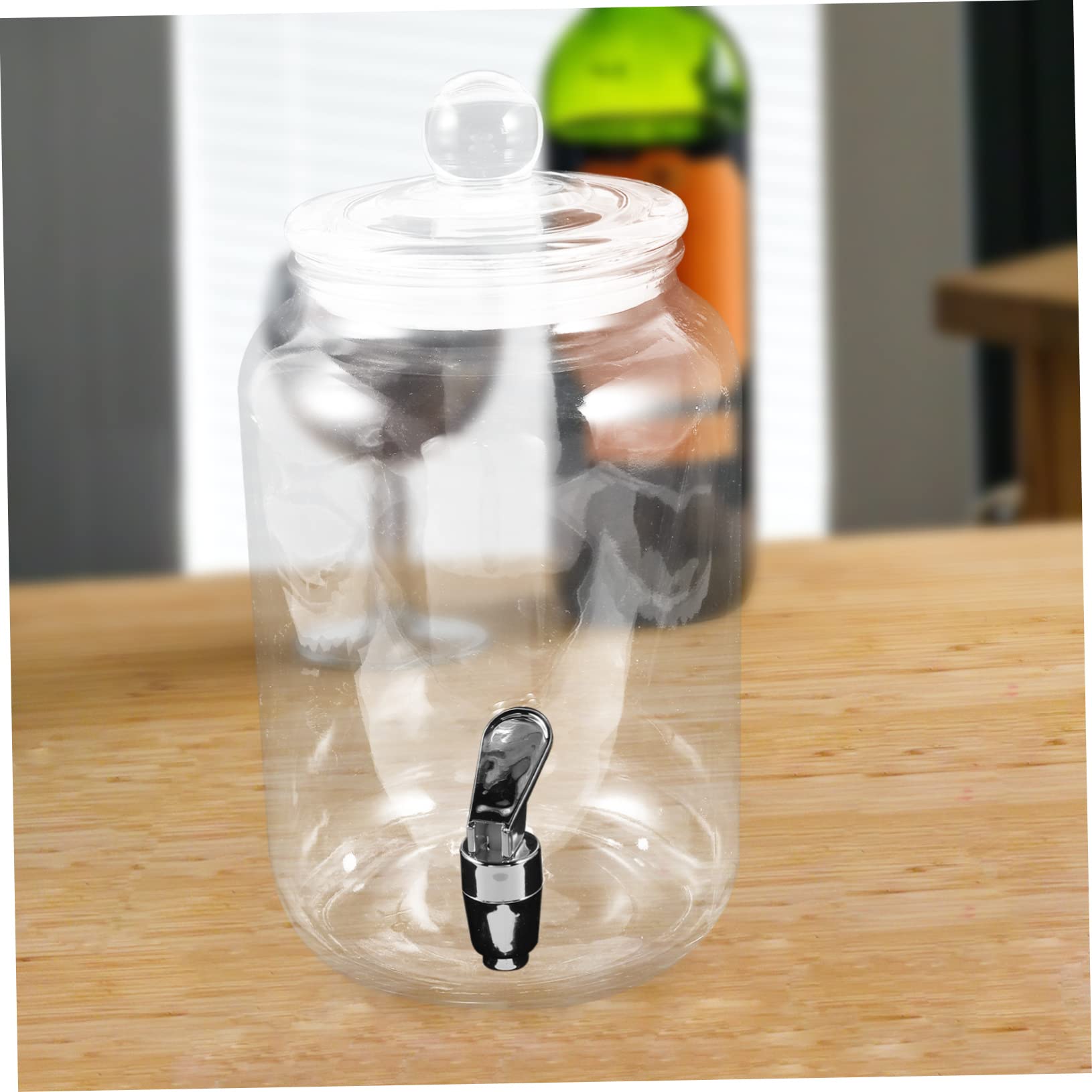 Amazon | IWOWHERO 蛇口付きガラスワインディスペンサー 大容量2500ml