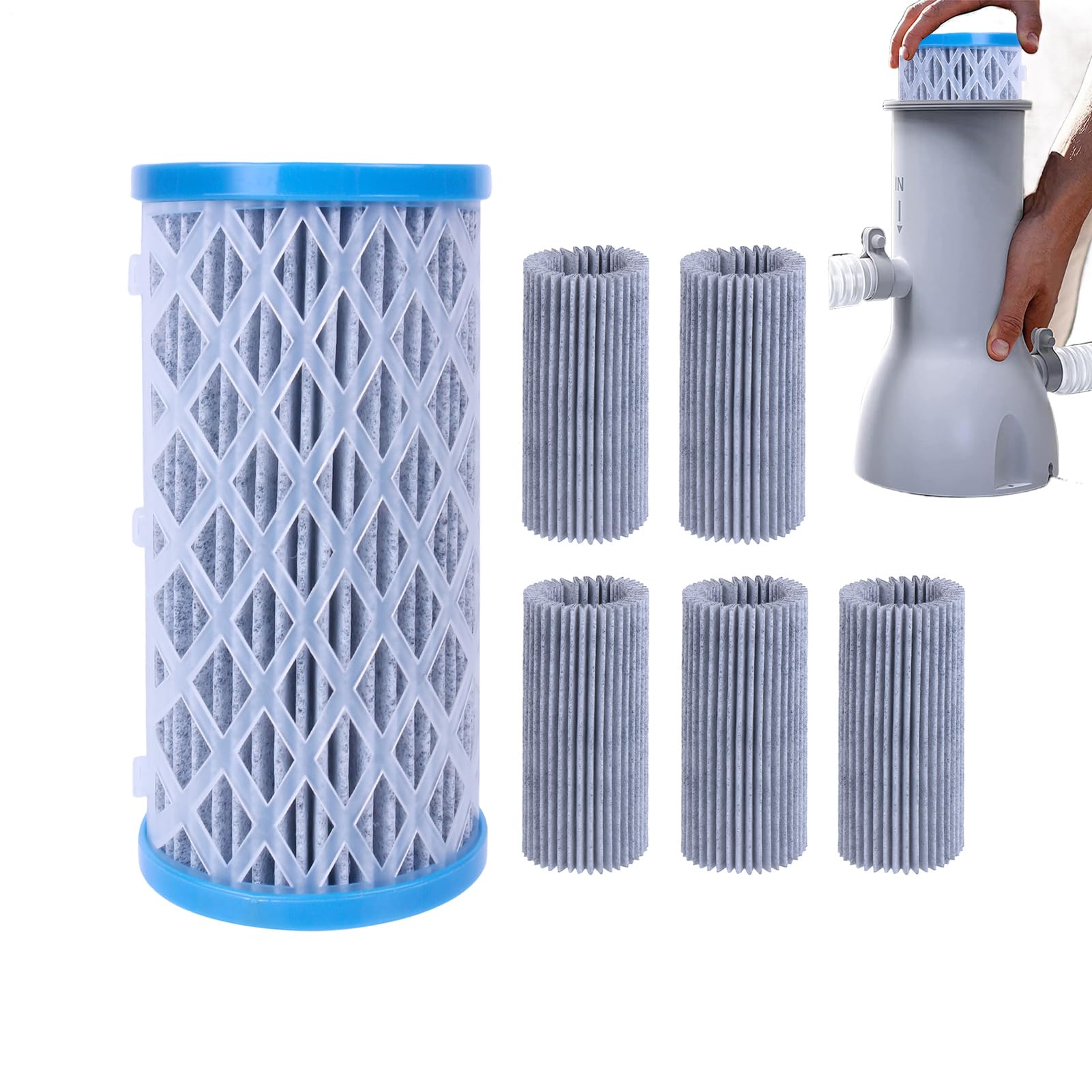 Filtre à cartouche pour piscine - Éléments de filtration,Filtration réutilisable pour pompe de piscine | Idéal Communauté, Hôtels, Résidentiels, Aire de Jeux, Camping, Cours
