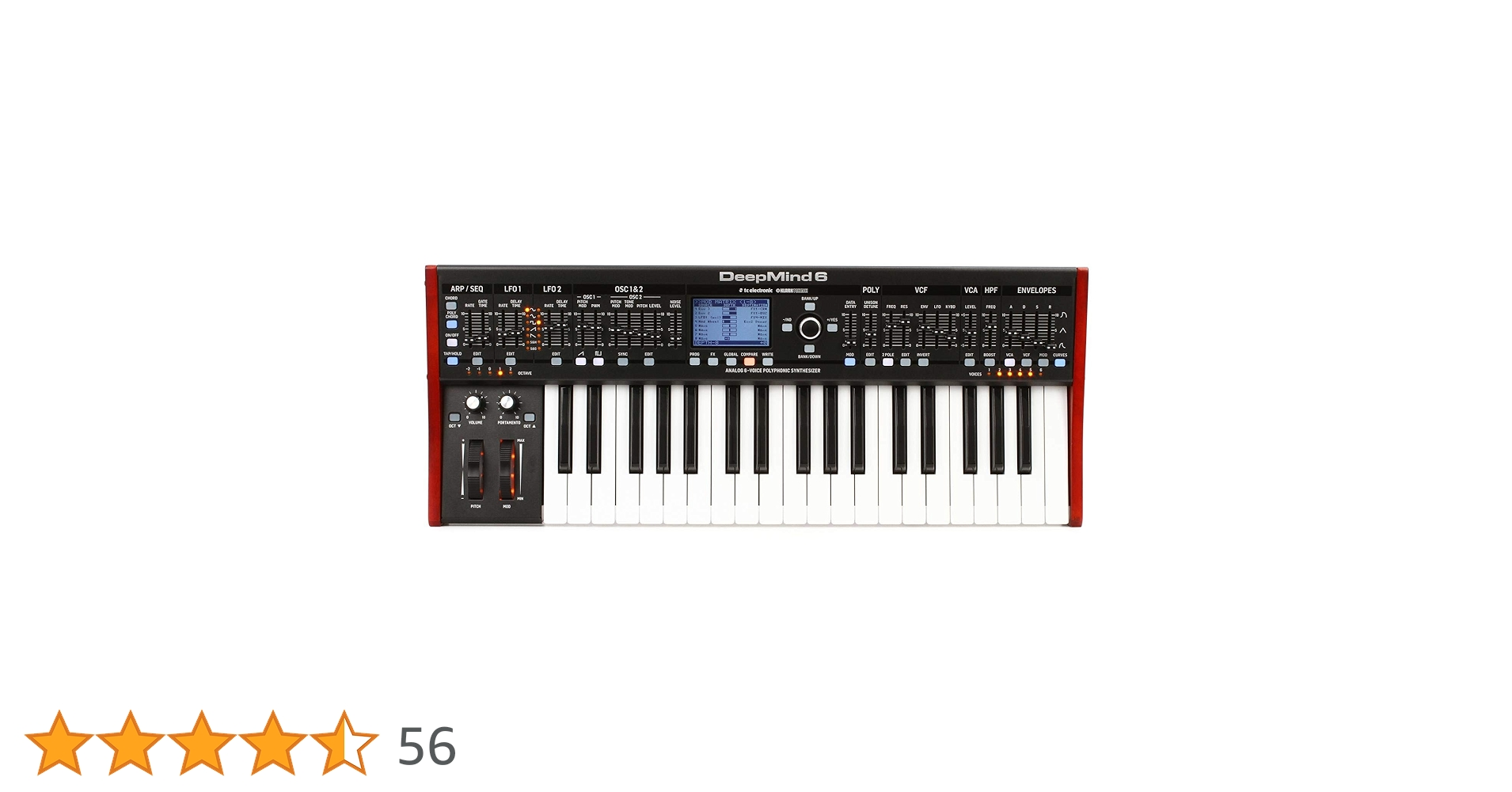 Amazon | べリンガー アナログ 6ボイス ポリフォニック シンセサイザー