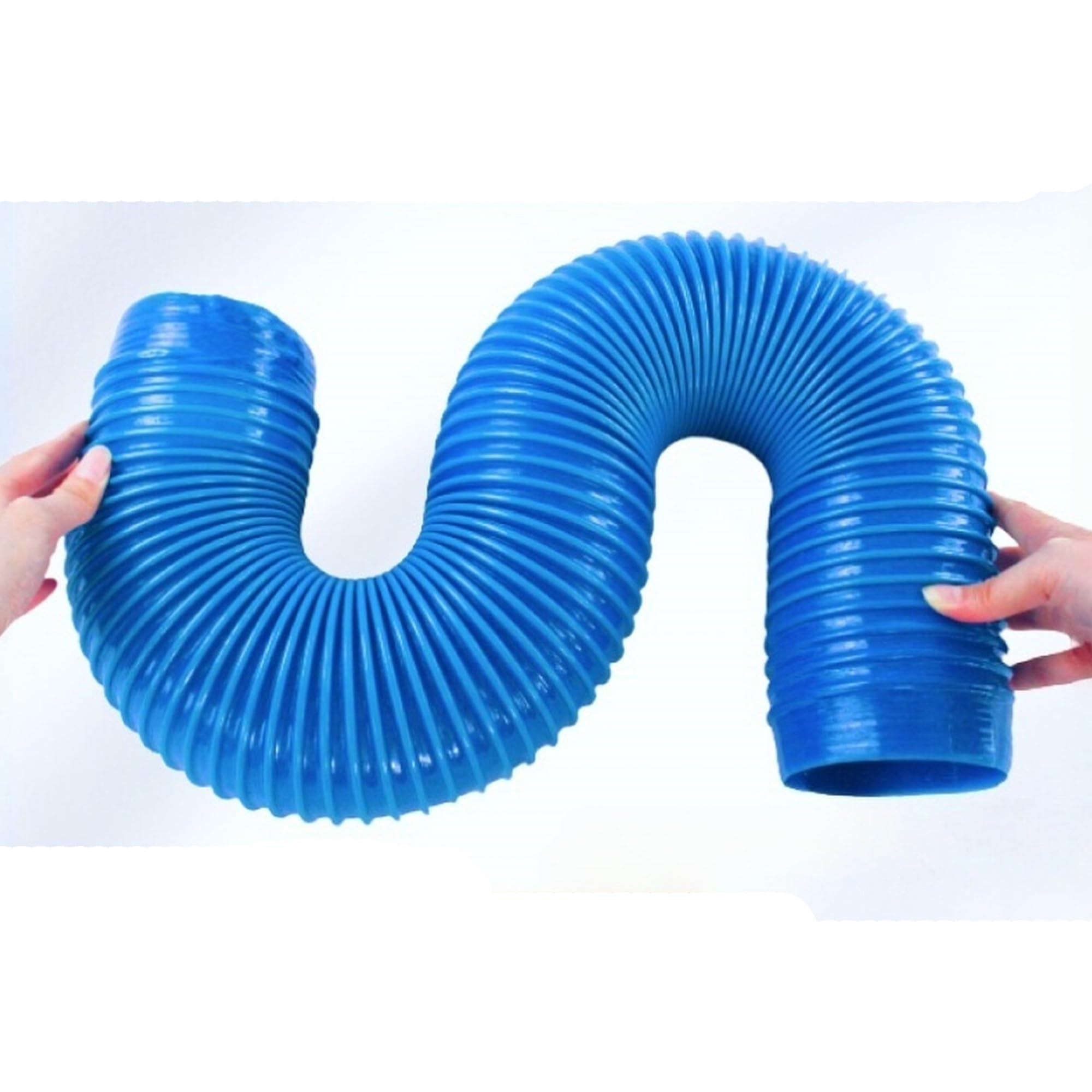 Manguera Flexible Azul, Manguera De Extracción De Humos De Vacío, 100 Cm 3-30 Cm, Tubo De Succión De Polvo Industrial, Conector Blando, para Eliminación De Polvo (12,5 Cm)