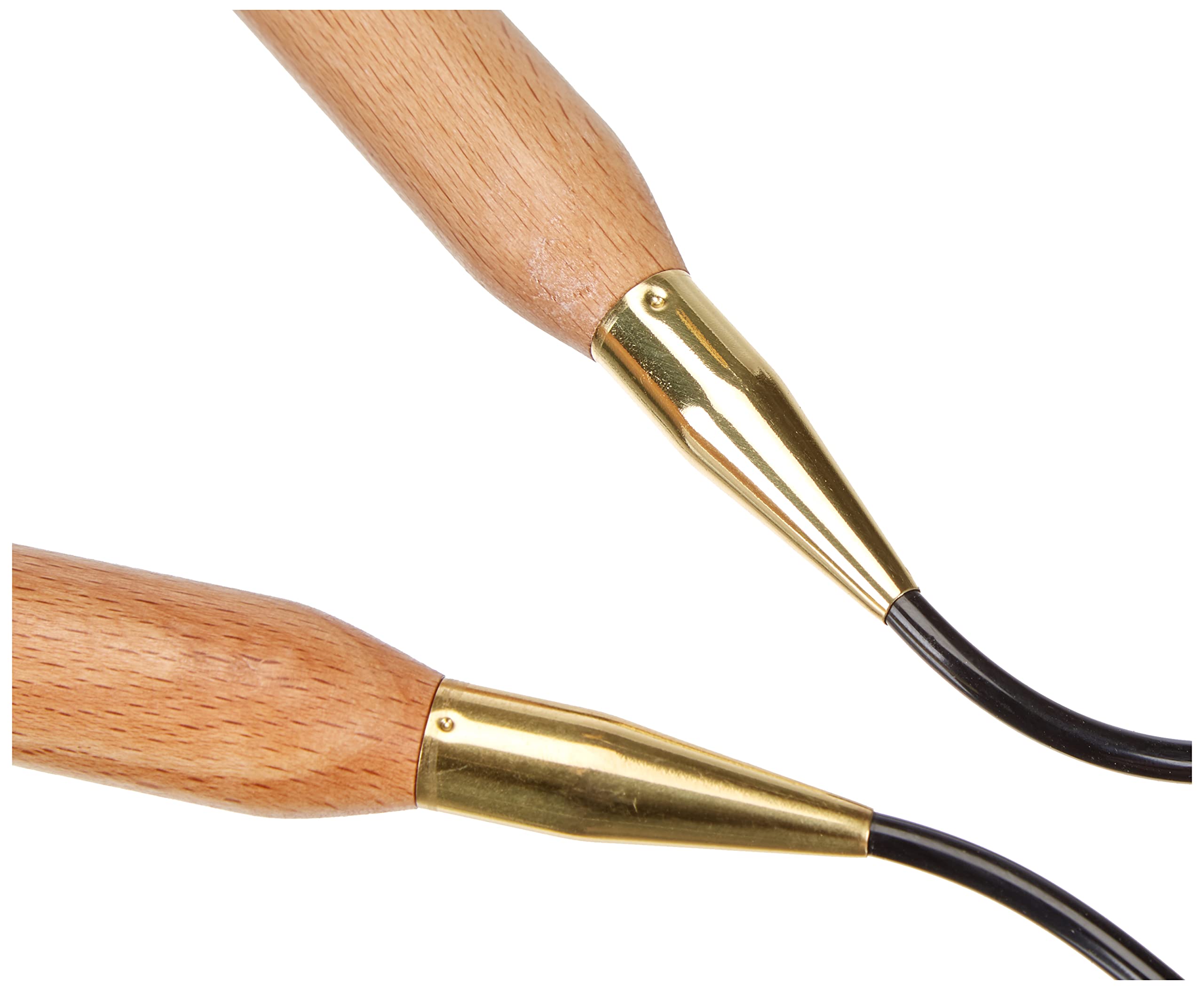 KnitPro Jumbo Fixed Circular Needles 47" (120cm), Natural, 20.00mm - Image 3