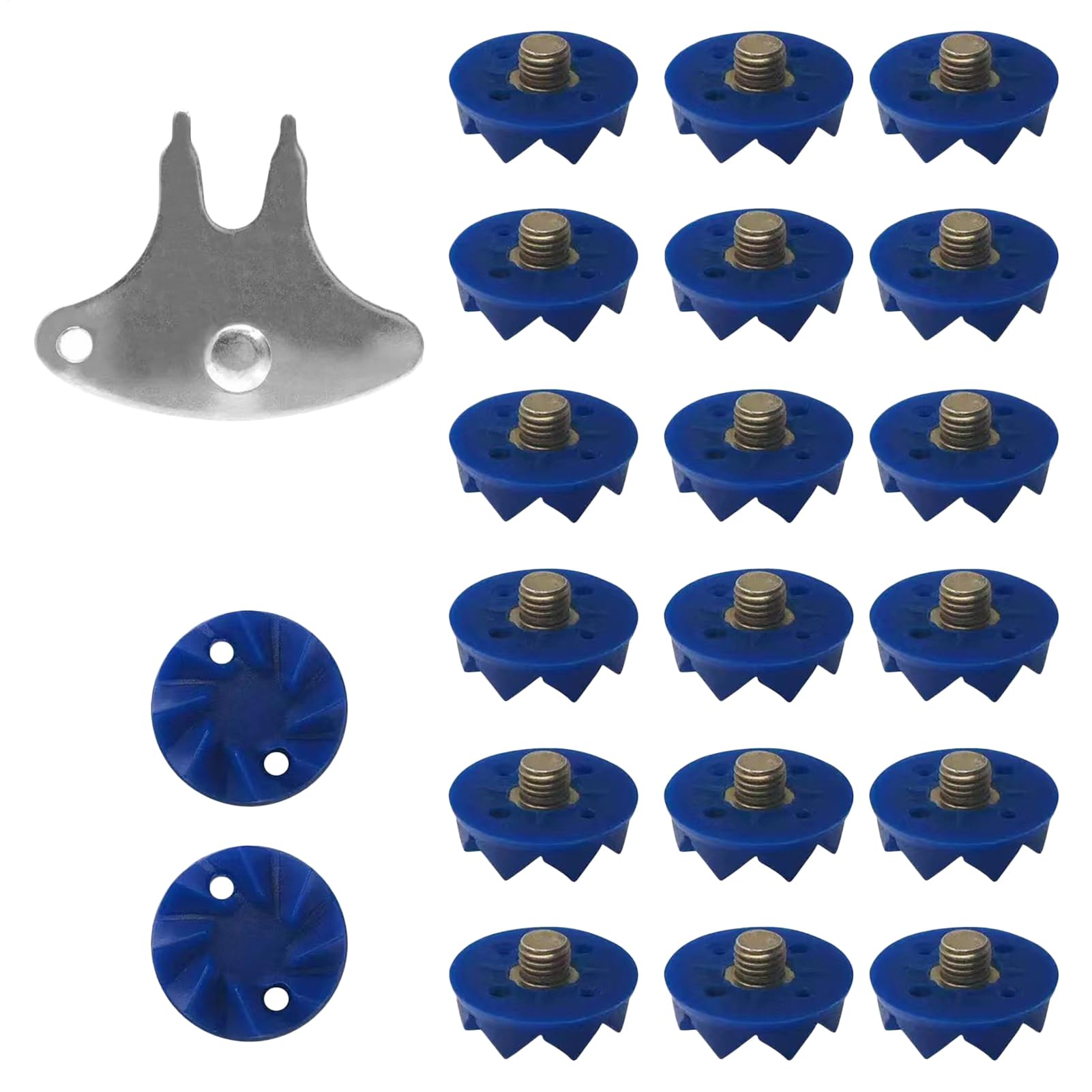 Shoe Studs | with Spanner Anti-Slip Screw-in Pins, Shoe Studs Replacement,for Stability Comfort Hiking Golf Field Outdoor Sports Running Men Women