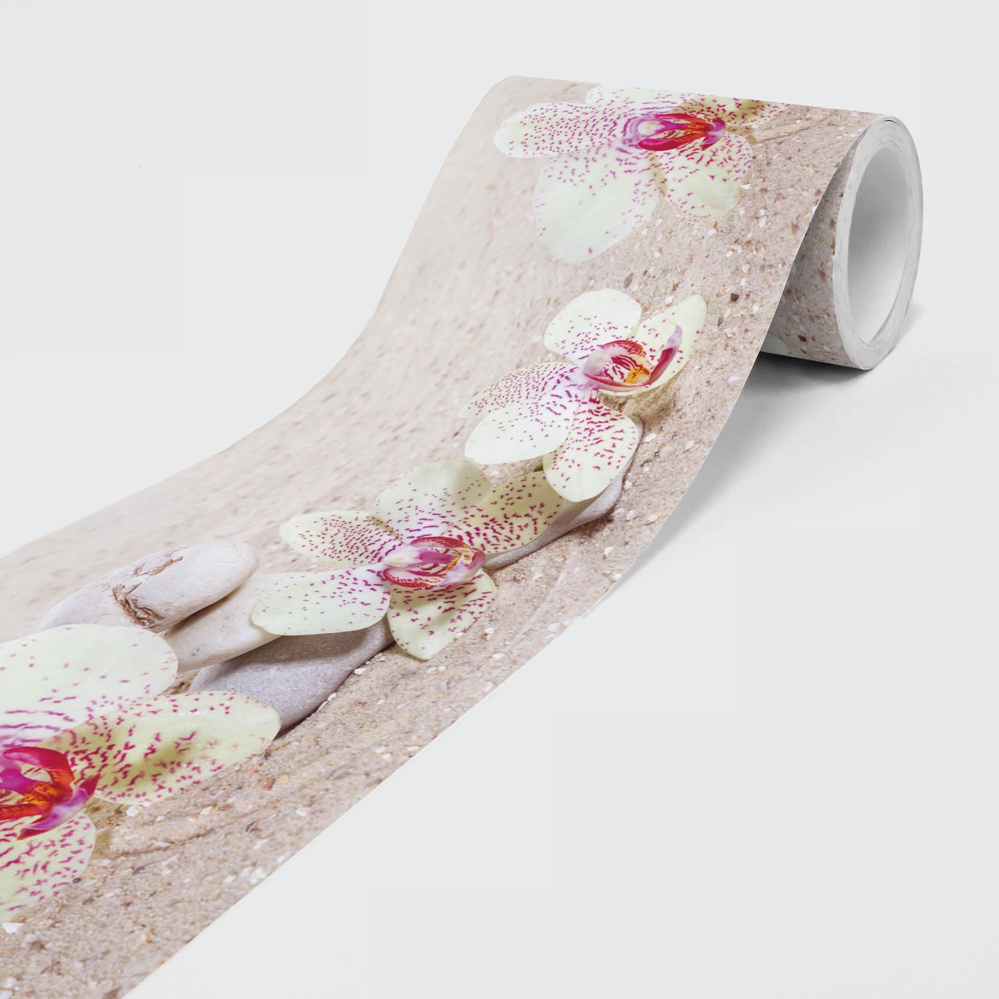Dimex Self Adhesive Wallpaper Border Zen Garden Smooth Non-Woven Natural Style 5m x 15cm