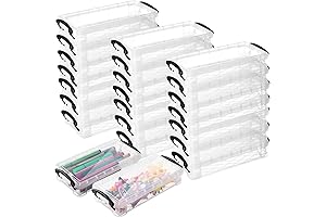 Gueevin 24Pcs Premium Pencil Box Bulk Classroom with Snap Tight Lid