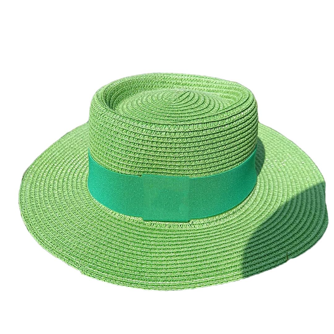 EYRMQWJPC Wide Brim Sun Hat, Women's Paper Straw Sun Hat Multicolor 55-58cm(19)