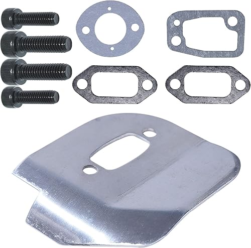 Miniatura 4 de 503519901, kit de deflector de silenciador, para Husqvarna 268K 272 272 K 272S 272XP para motosierra