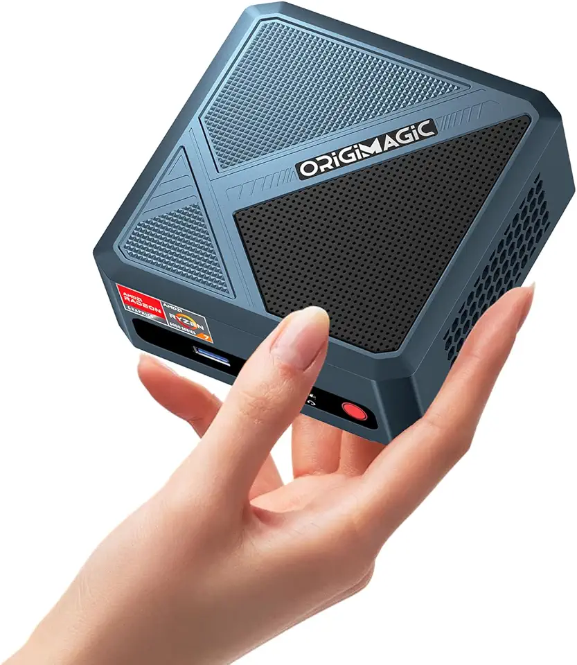 N2 Mini PC 11 Pro, Ryzen 7 6800H(up to 4.7GHz), Gaming Desktop Computer Radeon 680M GPU, 32GB DDR5 RAM 512GB SSD, Dual USB4.0 /Wi-Fi 6E/BT 5.2 for Business, Office, Home