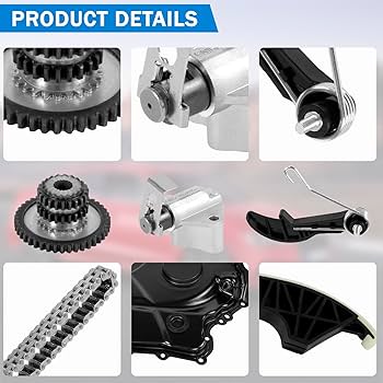 EA888 Engine Timing Chain Kit Timing Cover Camshaft Sprocket