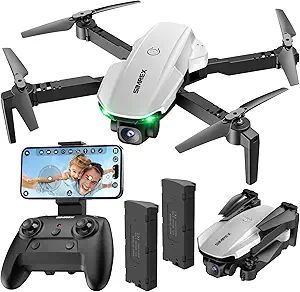 SIMREX Drone With Camera 1080P for Kids And Adults, RC Quadcopter With Altitude Hold, Mini Drone With One Key Start, Waypoint Fly, Headless Mode, 3D Flip, 3 Speeds, Remote Control Drone for Beginners