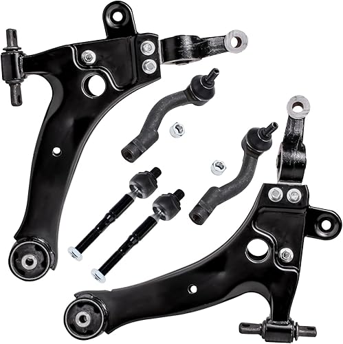 Miniatura 172 de Detroit Axle - Kit de extremo delantero de 14 piezas para Hyundai Tucson 2005-2009 Kia Sportage 2005-2010 2 brazos de control inferiores, 2 rótulas