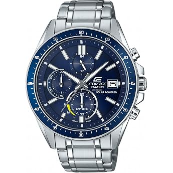 Casio Mens Analogue Classic Quartz Watch with Stainless Steel Strap EFS-S510D-2AVUEF