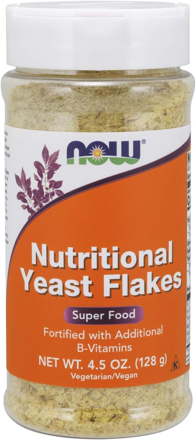 Now Foods Nutritional Yeast Flakes, 4.5 Ounce