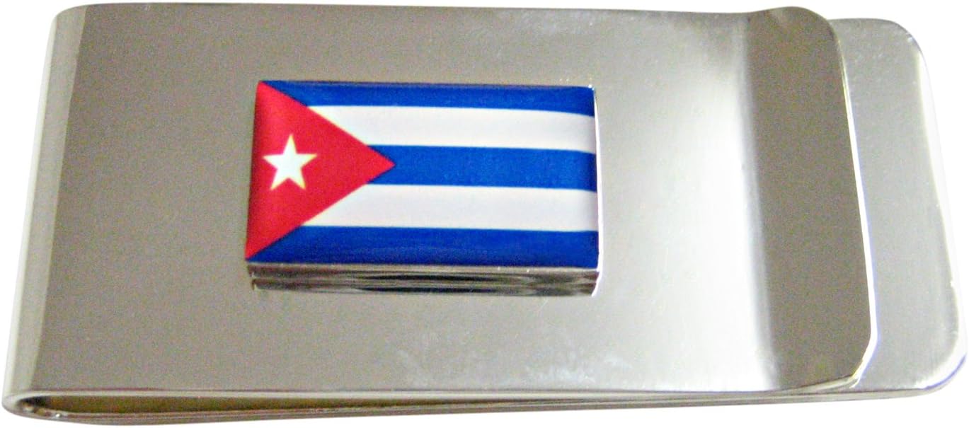 Kiola Designs Cuba Flag Pendant Money Clip