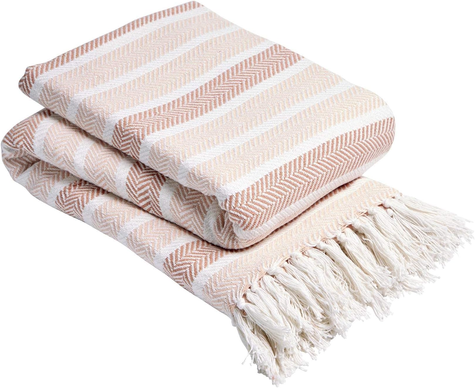 EHC Luxury Reversible Super Soft Cotton Diamond Large Throw For Sofa