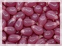 Vista 25 de Cuentas de vidrio checo de 50 piezas, 6 x 9 mm, en forma de lágrima, color rosa claro, Rosaline 70120