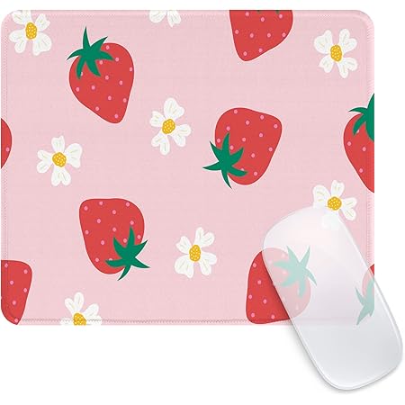 Polka Dots Square Mouse Pad Boho,White Small Mouse Pads For Desk Wireless Mouse