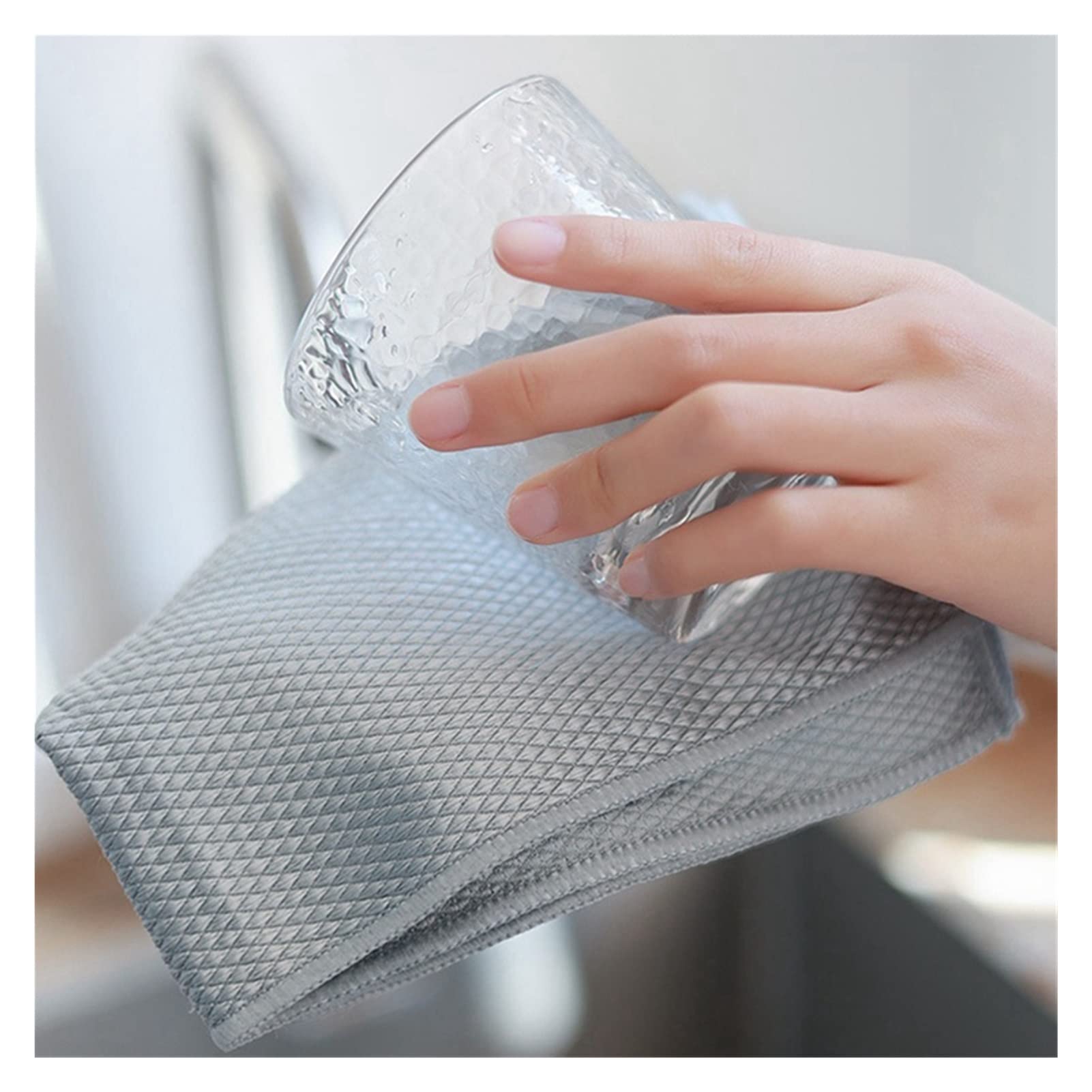Toalla de Cocina para el hogar, paño de Limpieza para Ventana de Coche, toallitas para Suelo de Coche, Platos, toallitas para Azulejos de cerámica (Mezcla de Colores)