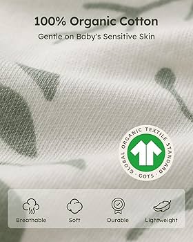 Yoofoss Baby Sleep Sack For 6-12 Months, 100% Cotton Baby Blanket With