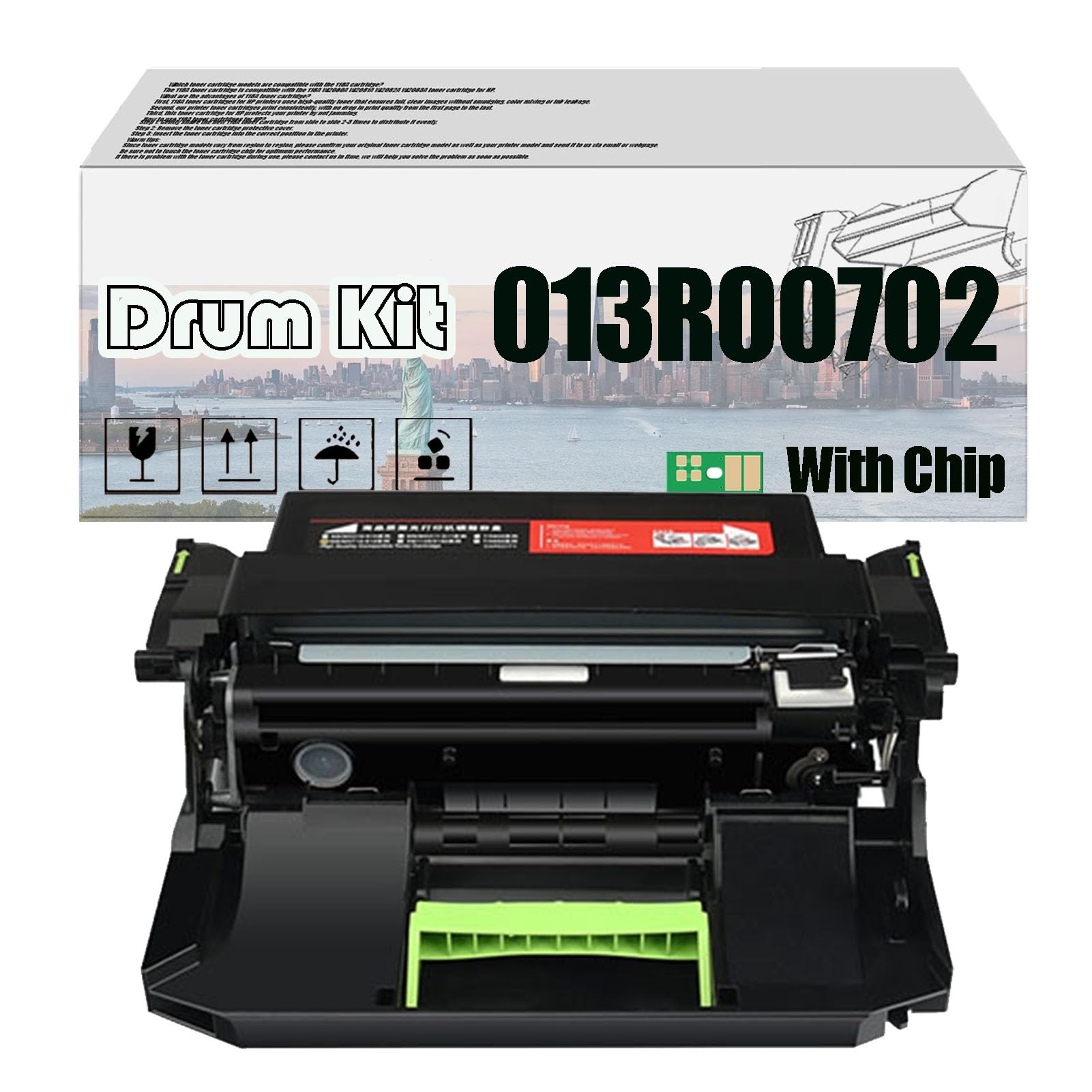 B410 B415 013R00702 Kit di Batteria Imaging, Compatibile per Xerox B410 B415 013R00702 Stampanti 【Volume di Stampa Elevato con Chip】 1 PCS