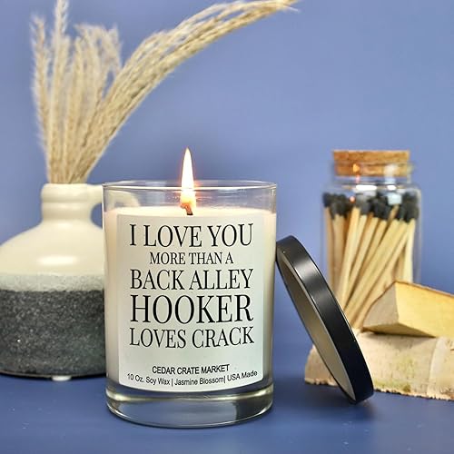 Miniatura 8 de Regalos de cumpleaños para mejor amiga para mujeres, te amo más que un callejón trasero Hooker Loves Crack, regalos de amistad para mujeres, regalos