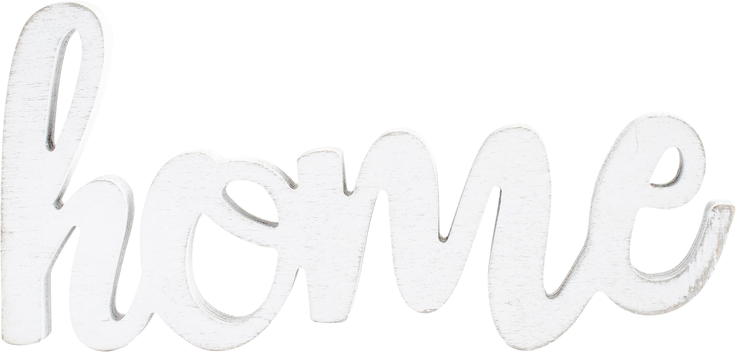 Hampton Art Wood Script, Home, 8 3/4"X 4"X 1/2", Wood Cutout, Word Cutouts for Crafts, Wooden Words for Crafts, Wooden Cut Out Letters, Laser Cut Words, Large Size