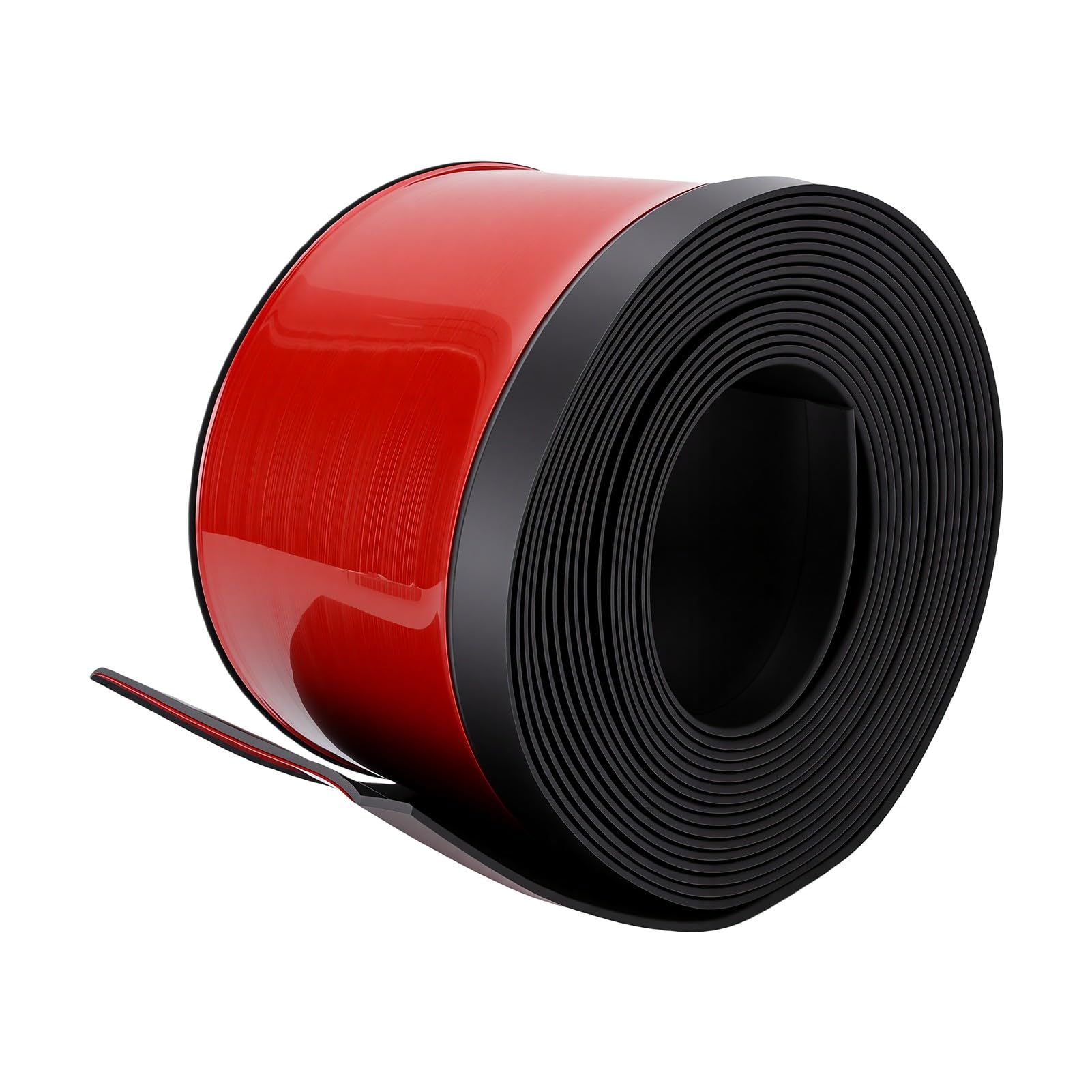 Generic Samoprzylepna Listwa Przypodłogowa, Elastyczna Podstawa ścienna z PCV o Wymiarach 10 Cm X 6 M | do narożnika ściany podłogowej, osłona samoprzylepna do zakrzywionych powierzchni