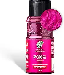 Kamaleão Color – Máscara Pigmentante Semi-Permanente, Ponei- Cores Vibrantes e Hidratação Intensa – Low Poo, Vegano, Cruelty Free – 150ml