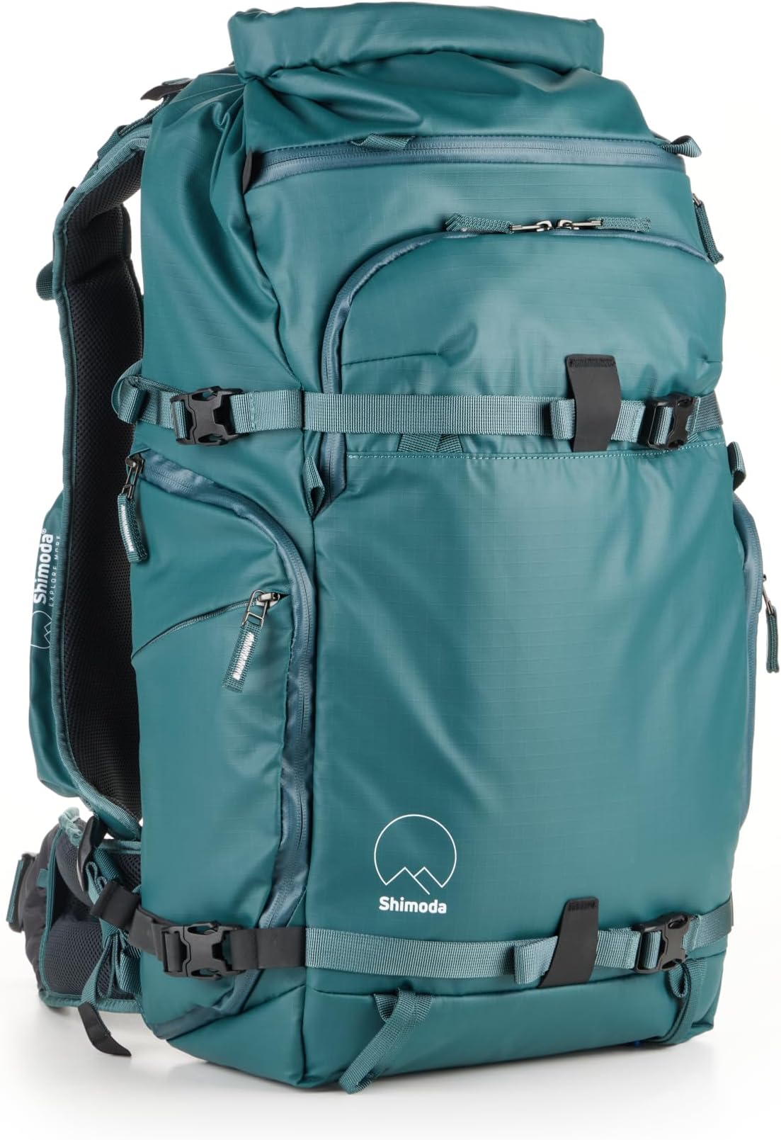 Shimoda Action X30 v2 Women's Starter Kit, Outdoor Photography Adventure Pack for mirrorless and DSLR cameras, incl. Medium Mirrorless Core Unit, Expandable Rolltop, 16" Laptop Sleeve, Teal