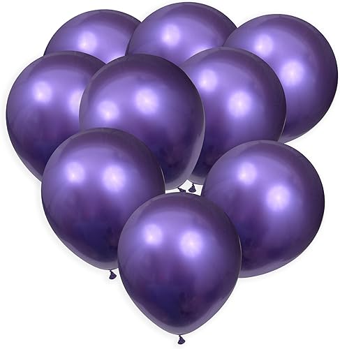 Miniatura 19 de Globos de colores surtidos, paquete de 50, globos arcoíris de 12 pulgadas, paquete de globos de 10 colores para cumpleaños, bodas, baby showers,