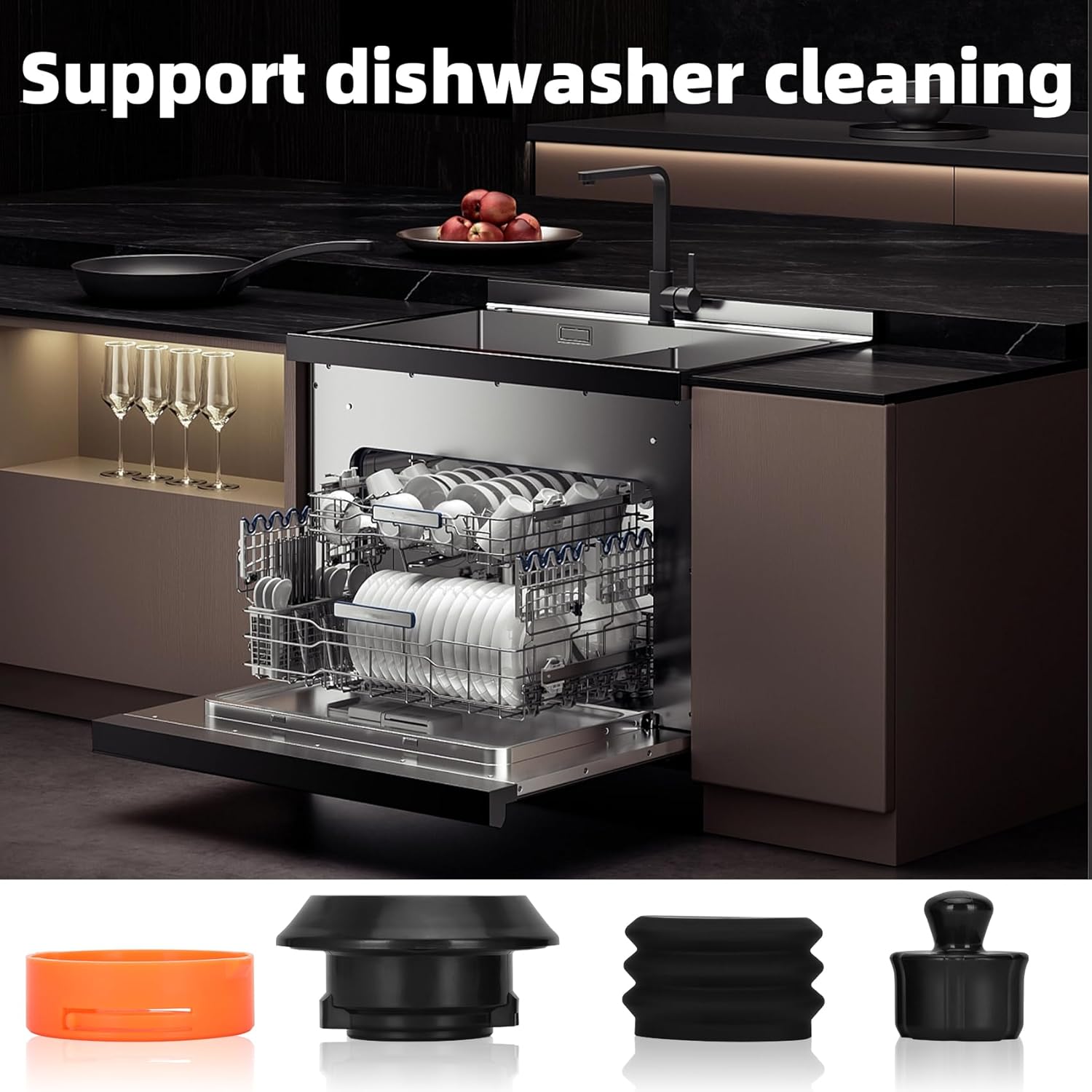 Single Dose Hopper for Breville, Single Dose Hopper with Silicone Bellows, Compatible with Breville Barista Express, Breville Barista Pro, Breville Barista Touch, and Impress