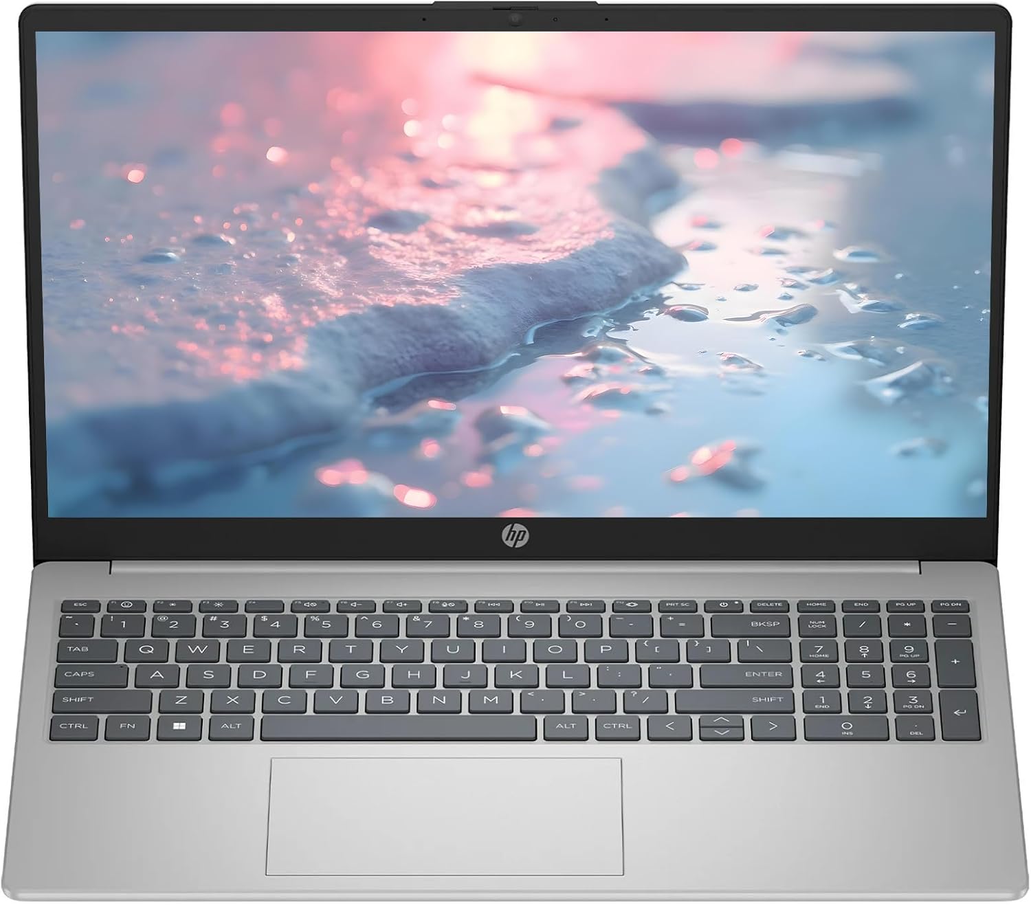 HP 15.6" Touchscreen Laptop with Microsoft Office 365, 8GB RAM 1TB Storage (512GB SSD + 512GB Docking Station Set), AMD Ryzen 5, FHD IPS Display, Windows 11 Home, Silver
