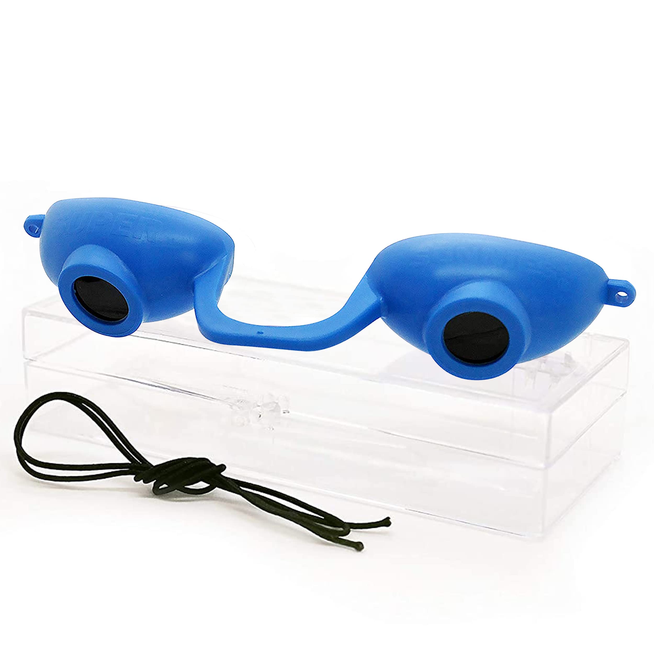 Super Sunnies EVO Flex UV Eye Protection, FDA Compliant, Tanning Bed Goggles, Red Light Theraphy Eyeshields with Case