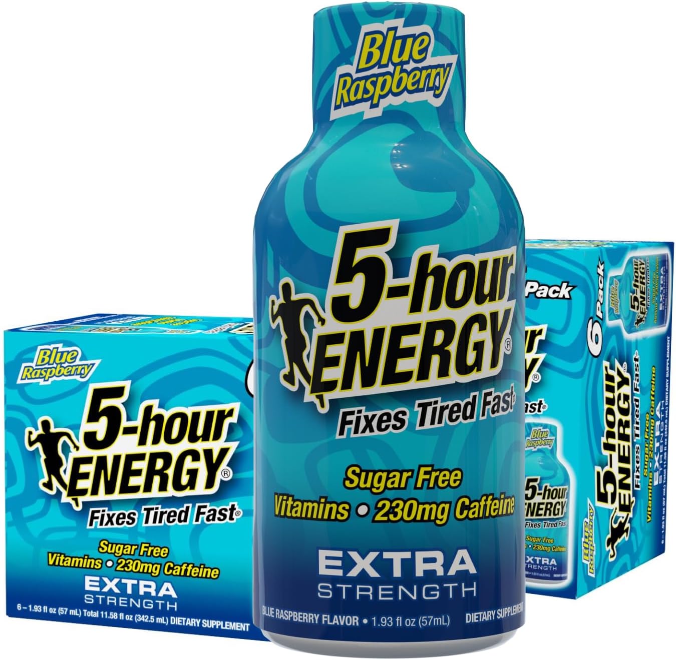 5-hour ENERGYShot, Extra Strength Blue Raspberry, 1.93 Ounces 12 Count