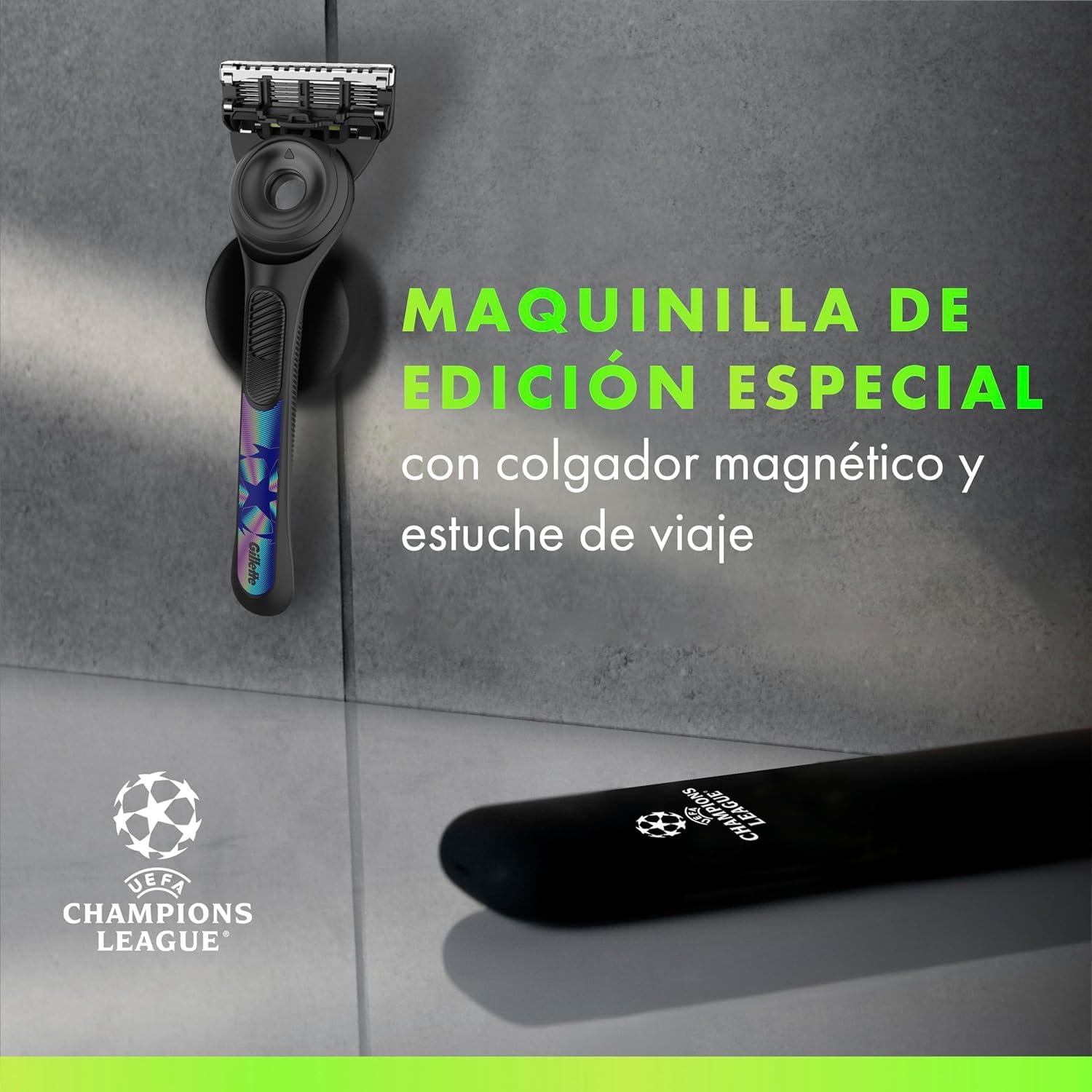 GilletteLabs Recambios para Maquinillas de Afeitar, Pack de 12 Cuchillas de Afeitar Hombre con 5 Hojas Y Banda Lubricante, Compatible con Todas Las Maquinillas Gillette Labs