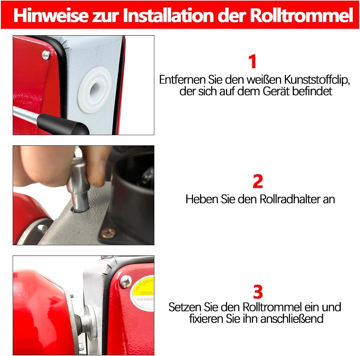 500W Elektrische Rohrreinigungsmaschine – Rohrreiniger mit 20m Spiralschlauch für Ø20-300mm Rohre, Effizient für Abflüsse in Bad und Küche, Design für Zuhause