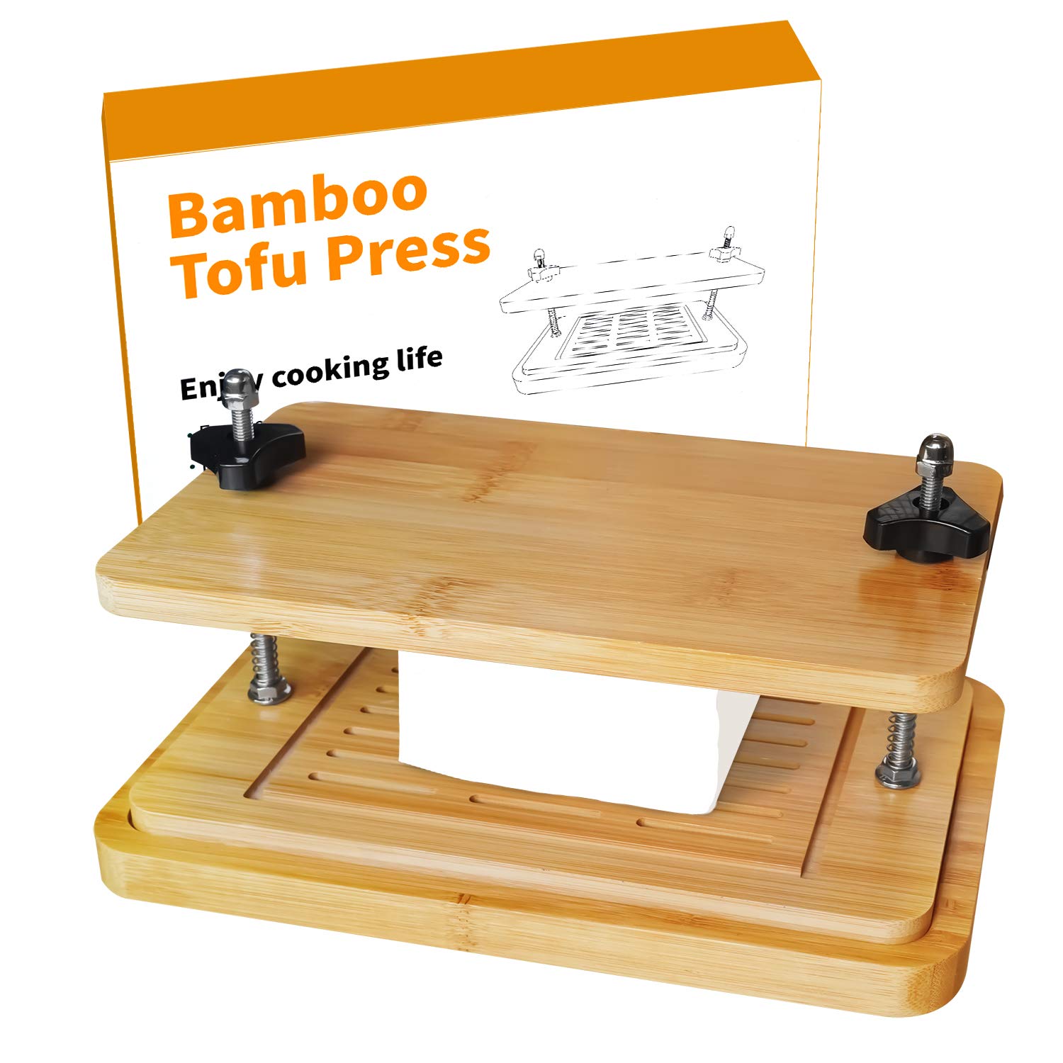 Buy HUFEEOH Tofu Press Bamboo Tofu Mold, Remove Water from Extra Firm