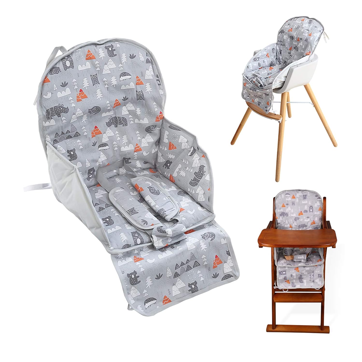 High Chair Pad, High Chair Cushion, Cute Pattern