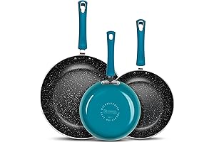 MICHELANGELO 3 Piece Non Stick Frying Pans Set