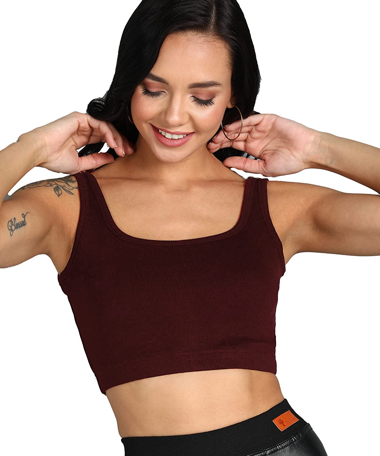istyle can Premium Tank Top Stylish Crop Top Short Top Sleeveless Women Top-picture-43