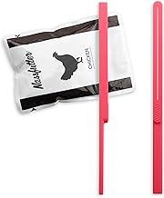 Pack of 2 - Bag Squeezer | Scraper / Squeezer for Wet Food Bags | Red | Dishwasher Safe Emptying Aid for Wet Food in Sauce or Jelly | Empty the Bags without Residual