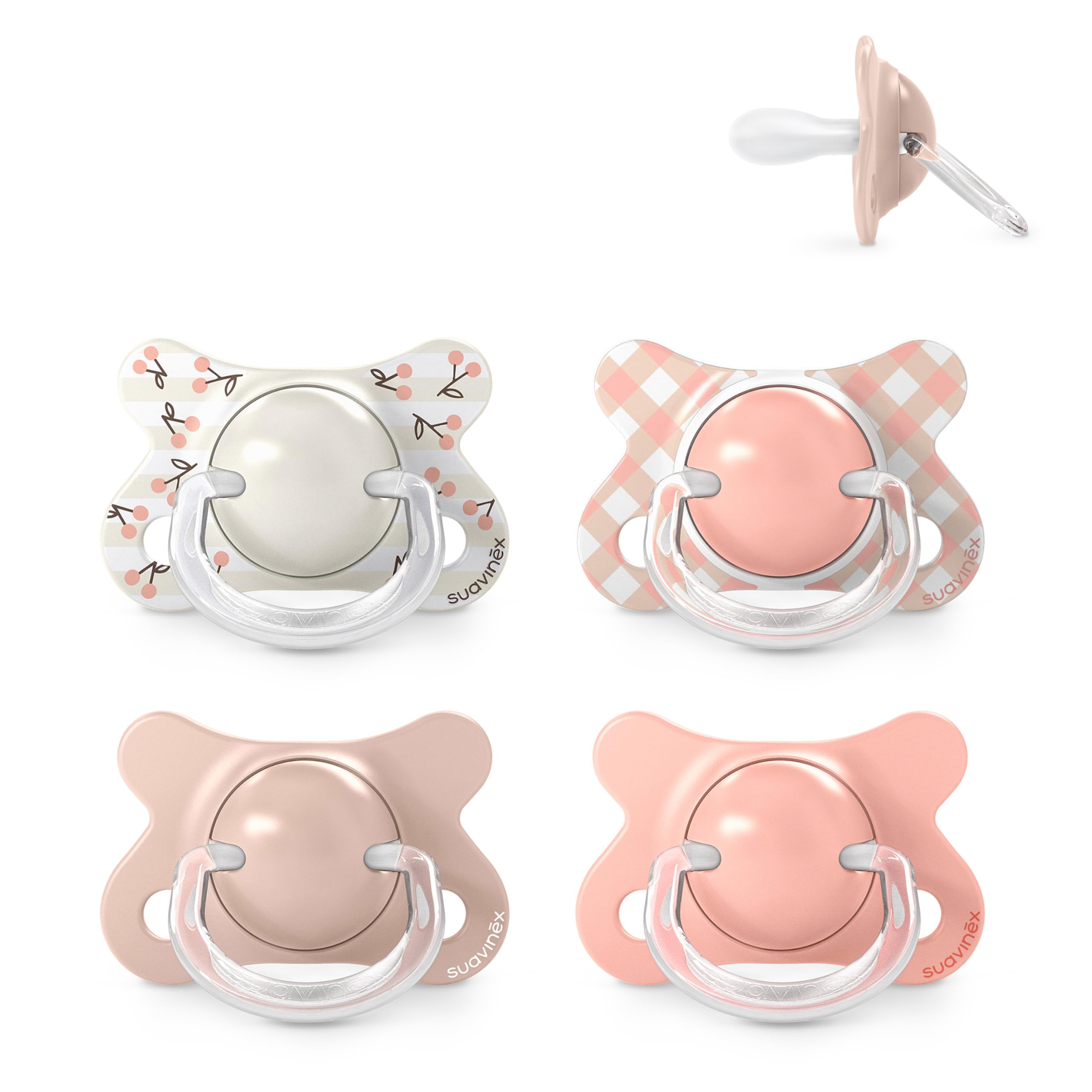Suavinex, Pack de 2 Chupetes para Bebés 0/6 Meses y Recién Nacidos, con Tetina Fisiológica de Silicona SX Pro Simétrica, Plana y Flexible, Respeta el Desarrollo Bucodental, Birdies Verde — view 61