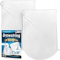 Vista 1 de Aquatic Experts Calcetines con filtro de cordón de 200 micrones, diseño sin anillo para sumideros, acuarios de agua salada y agua dulce, hechos a