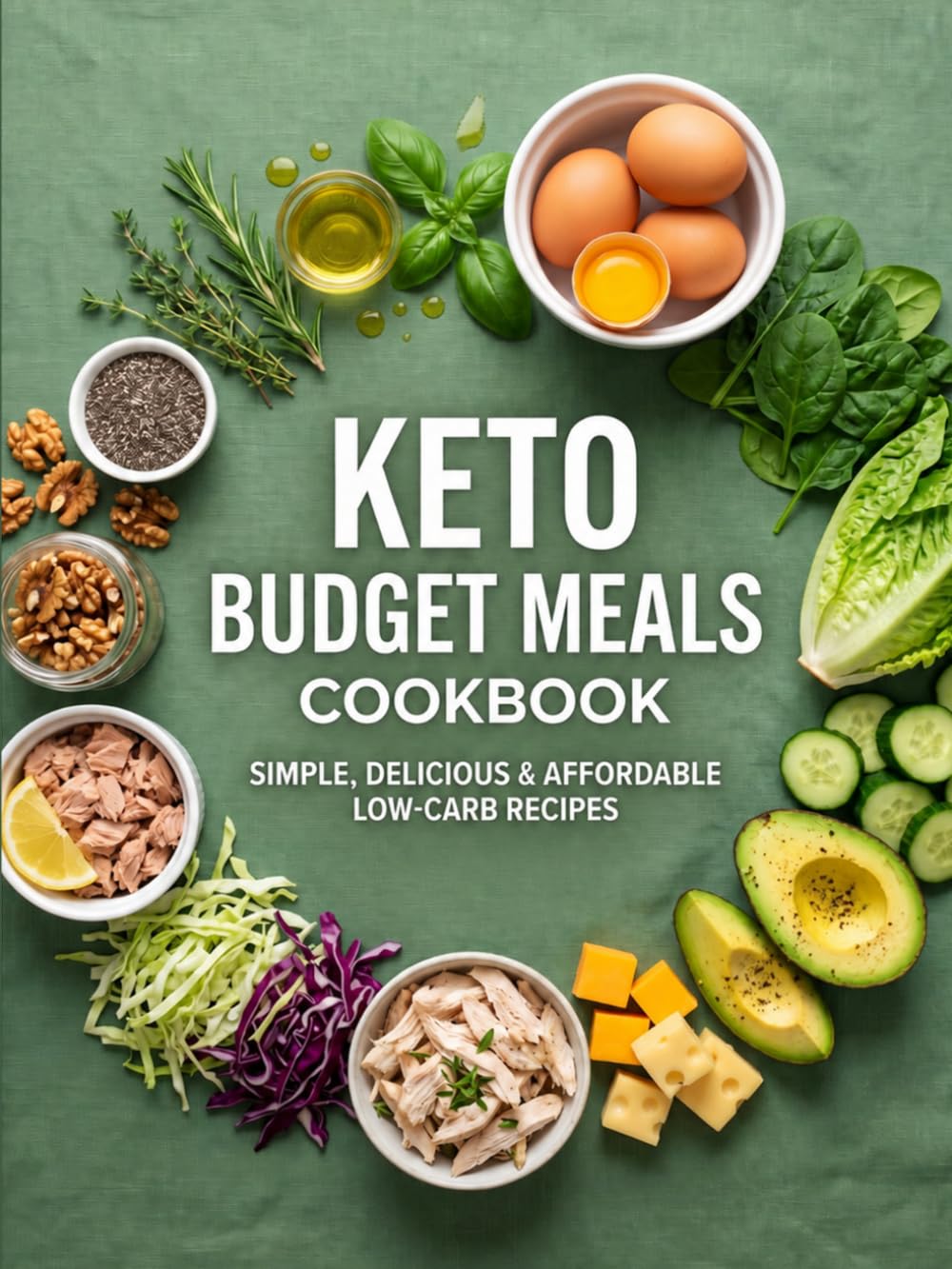 Keto Budget Meals Cookbook: Simple, Delicious & Affordable Low-Carb Recipes for Beginners with Easy Meals, Budget Ingredients, and Meal Prep Ideas