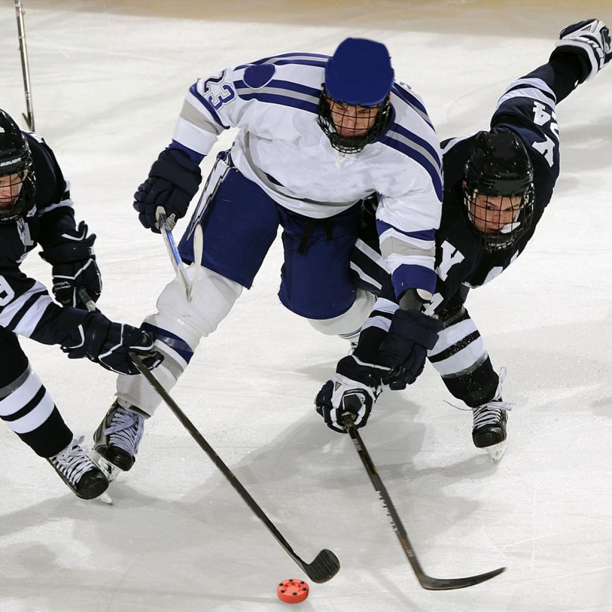 PartyKindom Puck De Hockey sobre para Entrenamiento Profesional Puck Durable para Hockey para Adultos Y