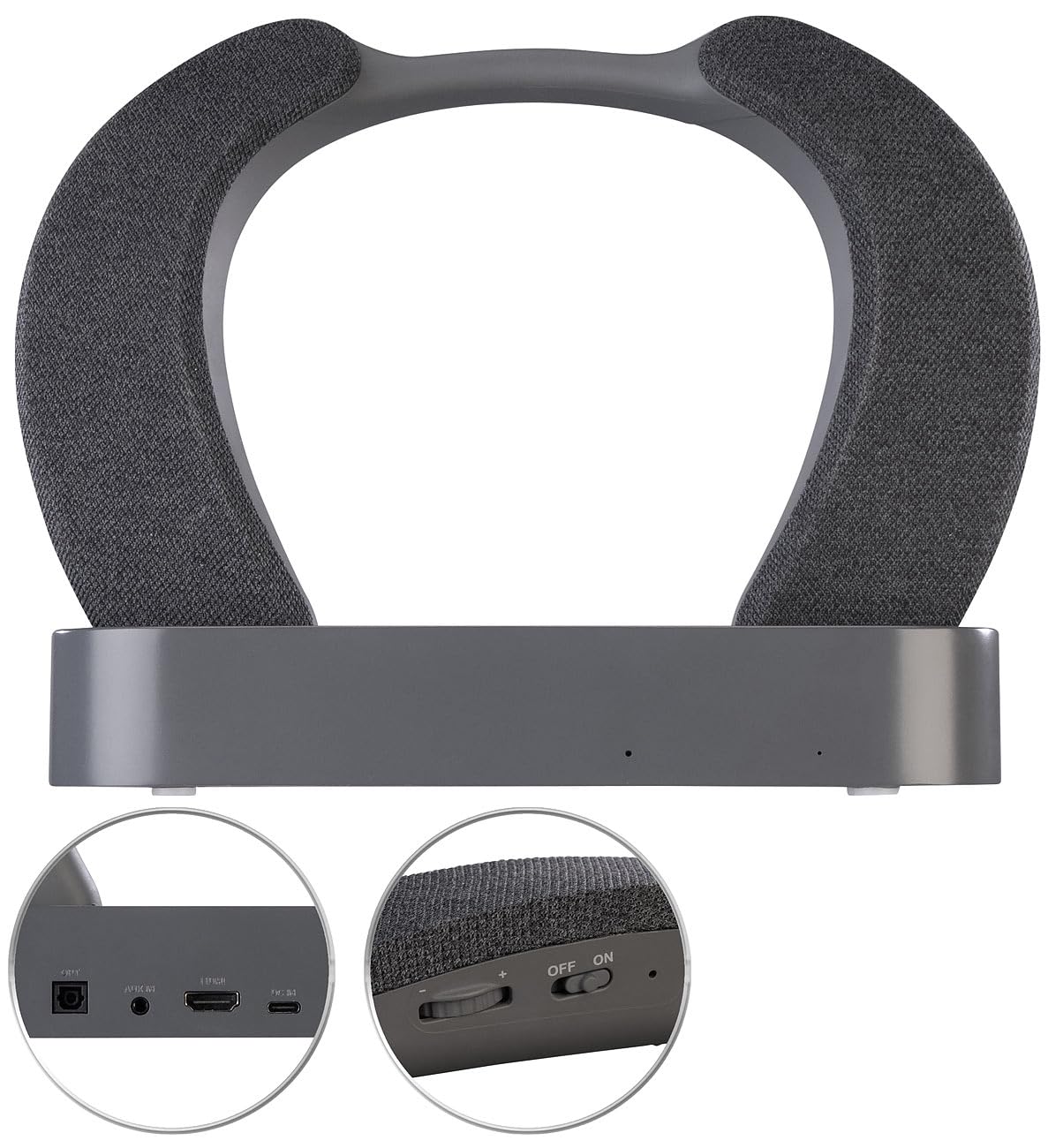 auvisio apparecchio acustico: Set da 2 Amplificatore TV wireless digitale e altoparlante cervicale, KH-530, Conversazioni durante l'uso, alto comfort di indossabilità (cuffia da collo senza fili)