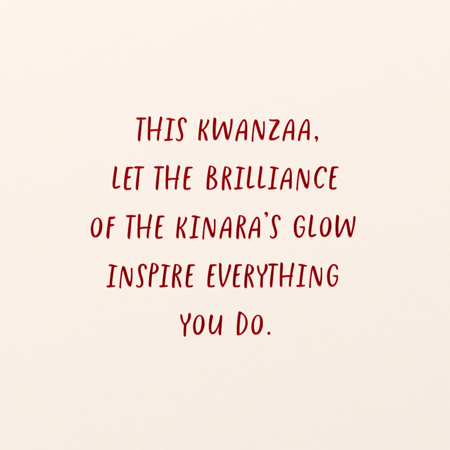 American Greetings African American Kwanzaa Celebration Greeting Card (There is a Light That Shines...) - Image 3